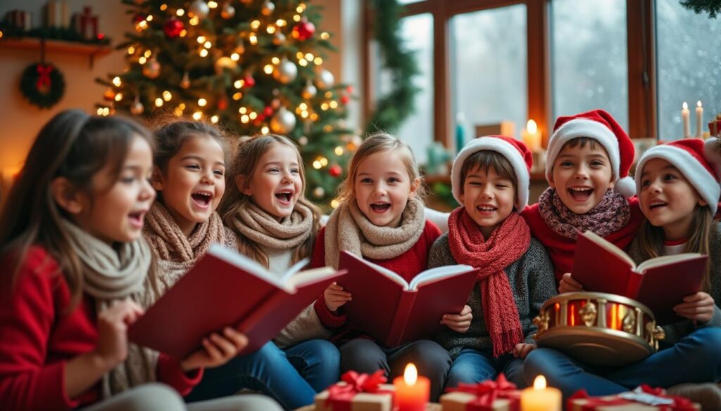 entdecken sie beliebte weihnachtslieder für kinder zum mitsingen und feiern. perfekt für eine fröhliche und festliche weihnachtszeit voller spaß und freude.
